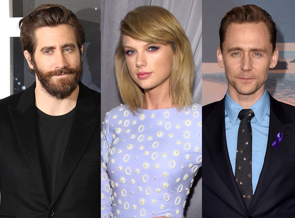 Jake Gyllenhaal, Taylor Swift, Tom Hiddleston Jake Gyllenhaal, Taylor Swift, Tom Hiddleston